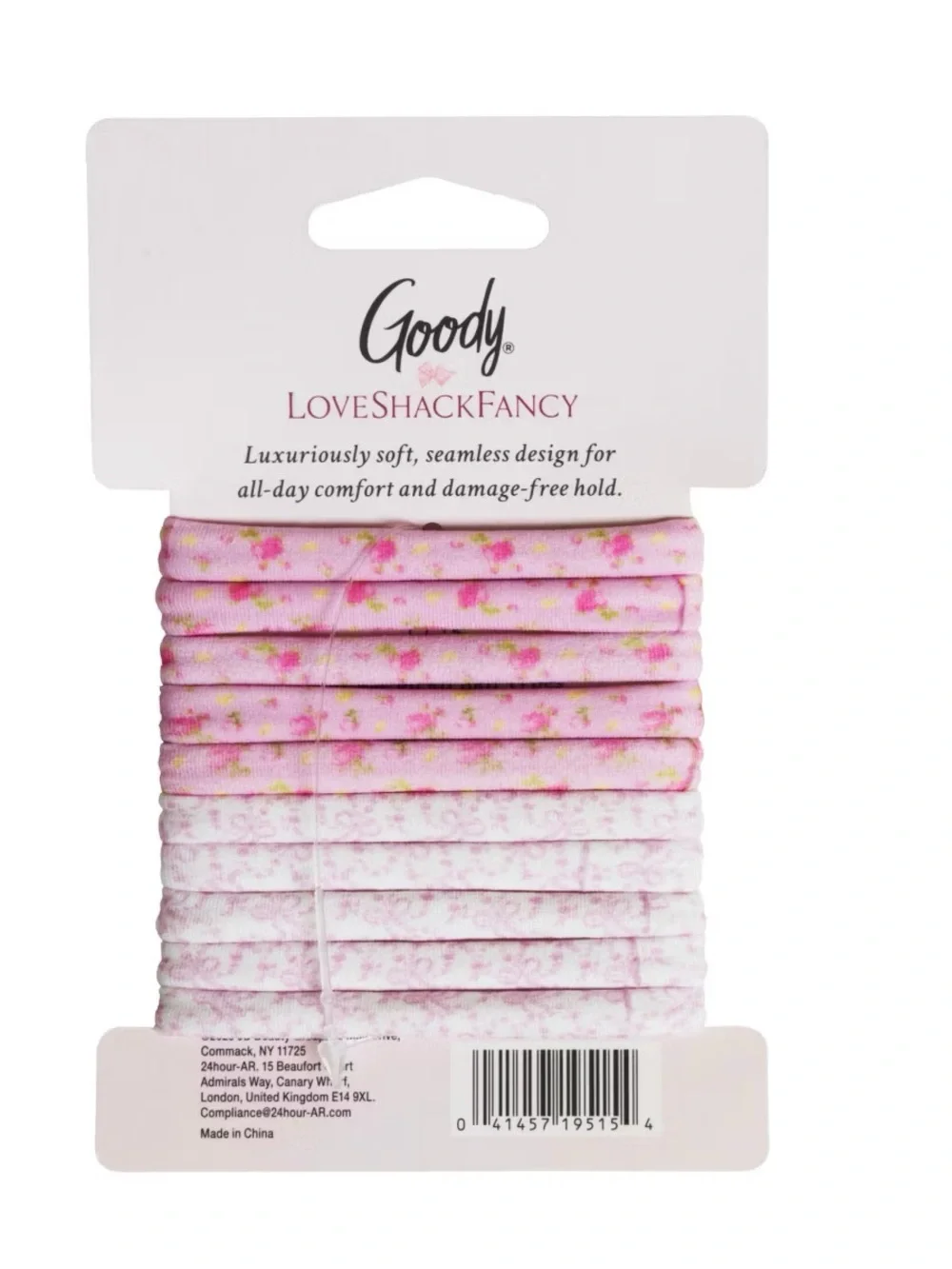 LoveShackFancy x Target – Goody Ikat Rose Seamless Elastic 10 Count